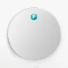 Composición de muebles de baño de piso con cajón de diseño azul - Georges Viadurini