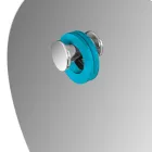 Composición de muebles de baño de piso con cajón de diseño azul - Georges Viadurini