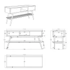 Composición de muebles de baño Ground que incluye accesorios y lavabo - Georges Viadurini