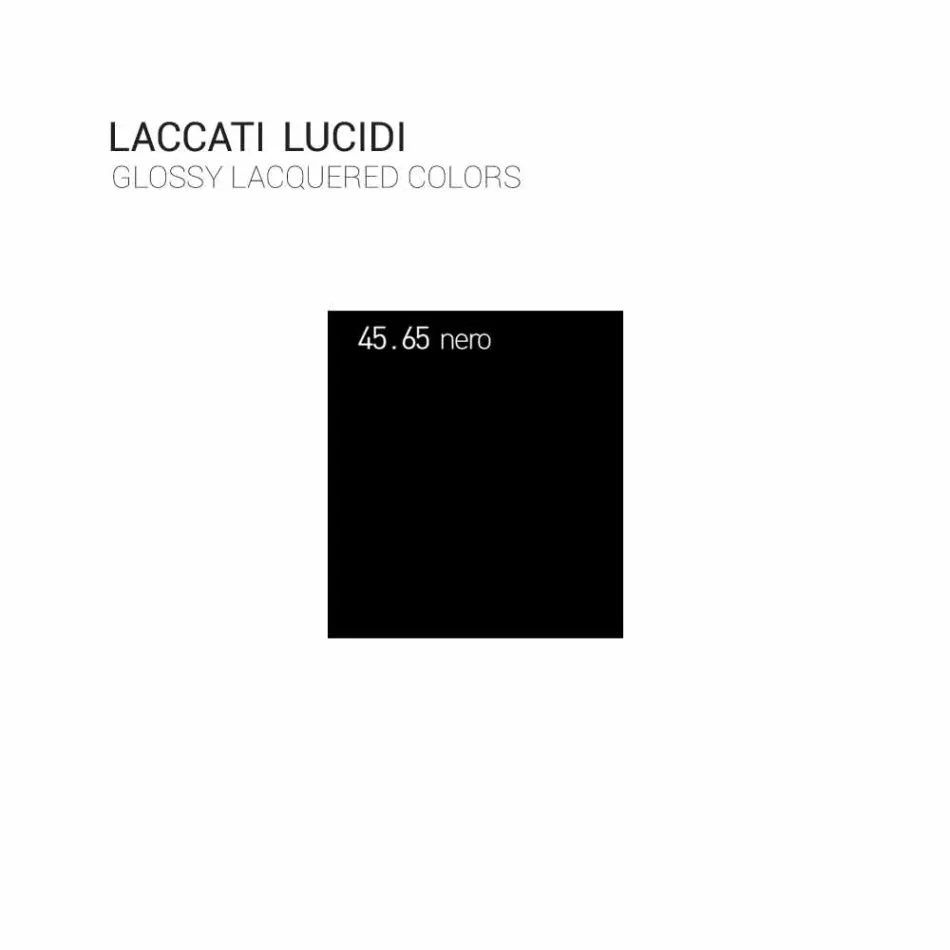 muebles de baño suspendido composición moderna de madera lacada feliz Viadurini