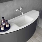 Composición de muebles de baño suspendidos de diseño moderno - Callisi3 Viadurini