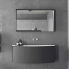 Composición de muebles de baño suspendidos de diseño moderno - Callisi3 Viadurini