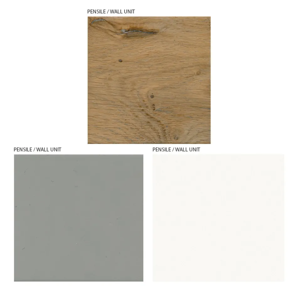 Composición de muebles de salón y mueble TV en MDF Made in Italy - Hedda Viadurini