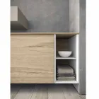 Composición de muebles de baño modernos y suspendidos, diseño Made in Italy - Callisi1 Viadurini