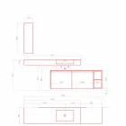 Composición de muebles de baño modernos y suspendidos, diseño Made in Italy - Callisi1 Viadurini