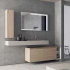 Composición de muebles de baño modernos y suspendidos, diseño Made in Italy - Callisi1 Viadurini