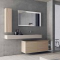 Composición de muebles de baño modernos y suspendidos, diseño Made in Italy - Callisi1