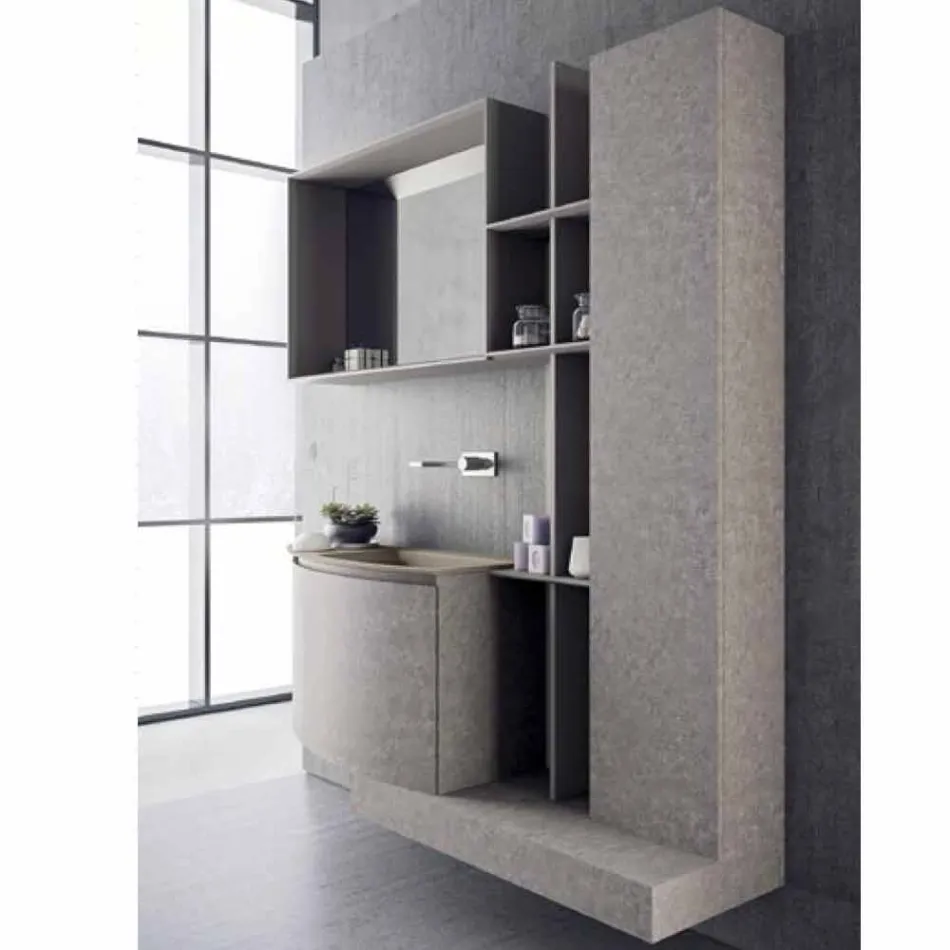 Composición de baño, suspensión de diseño italiano moderno - Callisi10 Viadurini