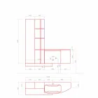 Composición de baño, suspensión de diseño italiano moderno - Callisi10 Viadurini