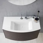 Composición para el baño suspendido de diseño moderno Made in Italy - Callisi11 Viadurini