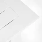 Composición de sala de estar al aire libre en aluminio con cojines de tela - Yoshi Viadurini