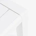 Composición de salón exterior en aluminio y tela, Homemotion - Francine Viadurini