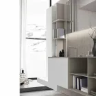 Composición de muebles de baño suspendidos con diseño moderno Made in Italy - Callisi15 Viadurini
