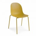 Connubia Academia Calligaris silla de diseño de polipropileno, 2 piezas
