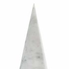 Cono decorativo grande en mármol blanco de Carrara hecho en Italia - Connu Viadurini
