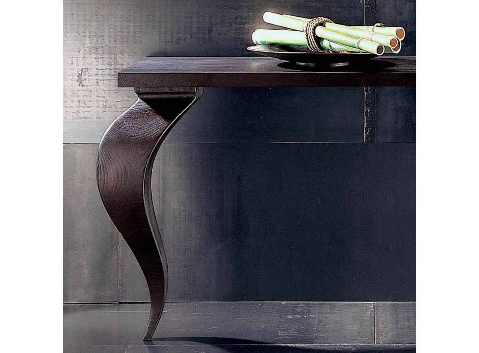 Consola de diseño moderno de lujo en madera maciza, L150xP150cm, Tino Viadurini