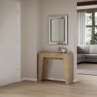 Consola extensible hasta 181 cm en melamina Essence Made in Italy - Castello Viadurini