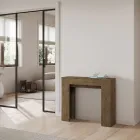 Consola extensible hasta 181 cm en paneles de melamina Made in Italy - Drago Viadurini