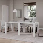 Consola extensible hasta 211 cm en melamina en esencia Made in Italy - Incantesimo Viadurini