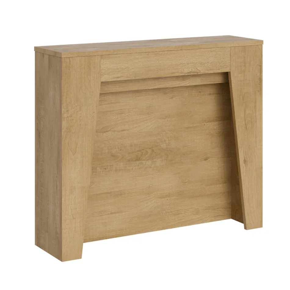Consola extensible hasta 211 cm en melamina en esencia Made in Italy - Incantesimo Viadurini