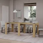 Consola extensible hasta 211 cm en melamina en esencia Made in Italy - Incantesimo Viadurini