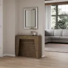 Consola extensible hasta 211 cm en melamina en esencia Made in Italy - Incantesimo Viadurini