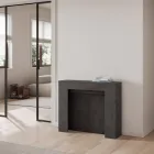 Consola extensible hasta 211 cm en paneles de melamina Made in Italy - Principessa Viadurini