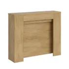 Consola extensible hasta 211 cm en paneles de melamina Made in Italy - Principessa Viadurini