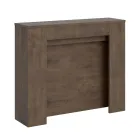 Consola extensible hasta 211 cm en paneles de melamina Made in Italy - Principessa Viadurini