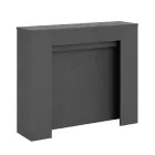 Consola extensible hasta 211 cm en paneles de melamina Made in Italy - Principessa Viadurini