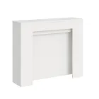 Consola extensible hasta 211 cm en paneles de melamina Made in Italy - Principessa Viadurini