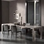 Consola Extensible hasta 290 cm en Melamina Madera Made in Italy - Paride Viadurini