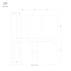 Consola Extensible hasta 290 cm en Melamina Madera Made in Italy - Paride Viadurini