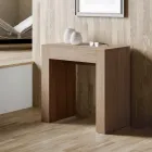 Consola extensible hasta 299 cm con extensiones internas Made in Italy - Reloj de arena Viadurini