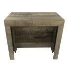 Consola extensible a 300 cm desde la entrada o la sala de estar en madera - Katharina Viadurini