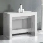 Consola extensible a 300 cm desde la entrada o la sala de estar en madera - Katharina Viadurini