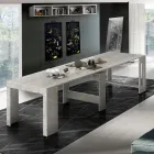 Consola extensible a 300 cm desde la entrada o la sala de estar en madera - Katharina Viadurini