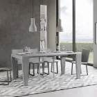 Consola extensible hasta 300 cm en madera Made in Italy - Trono Viadurini