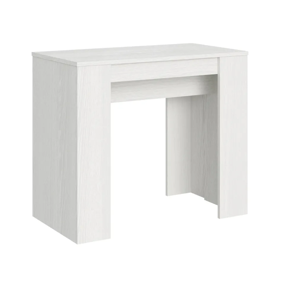 Consola extensible hasta 308 cm con soporte central Made in Italy - Oracle Viadurini