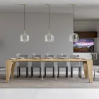 Consola extensible disponible en 2 tamaños diferentes Made in Italy - Grifone Viadurini