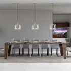 Consola extensible disponible en 2 tamaños diferentes Made in Italy - Grifone Viadurini