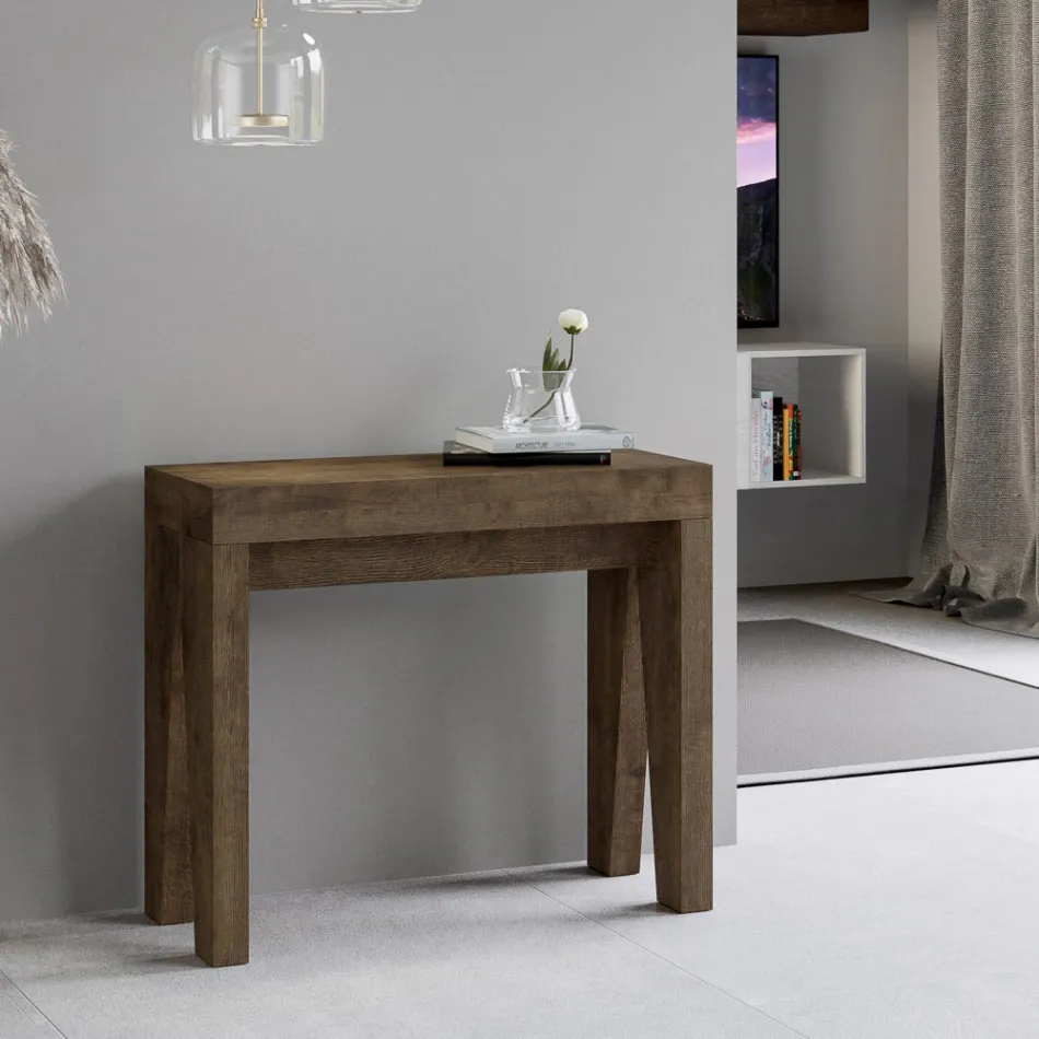 Consola extensible disponible en 2 tamaños diferentes Made in Italy - Grifone Viadurini