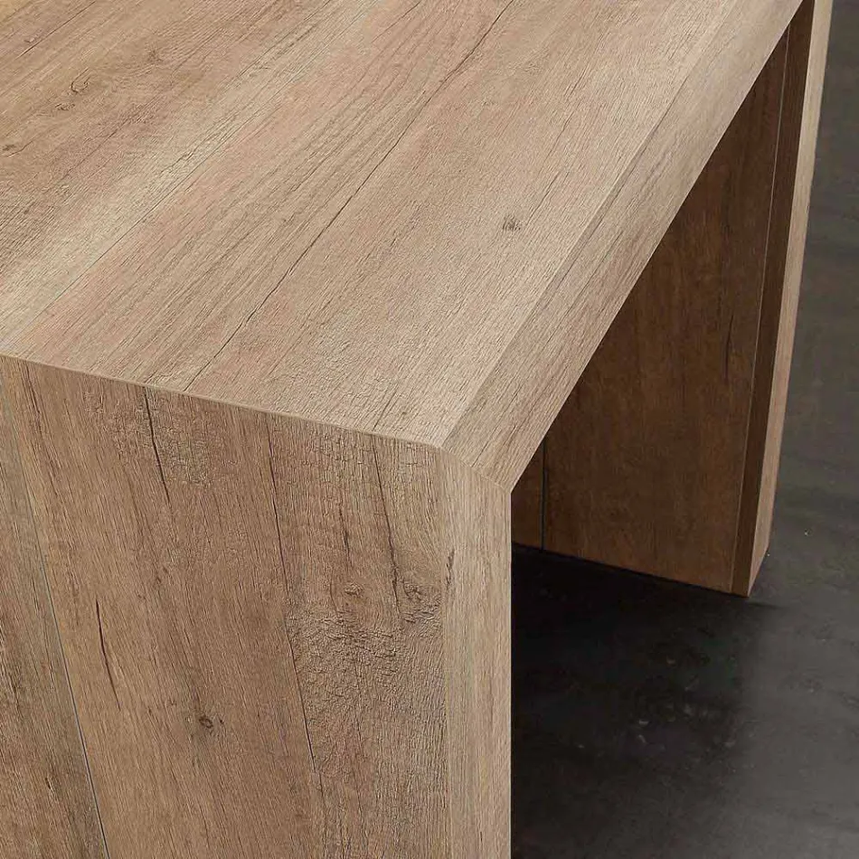 Consola extensible hasta 295 cm en melamina plegable Uri Viadurini