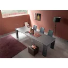 Consola extensible hasta 290 cm con tablero de madera Made in Italy - Seregno Viadurini