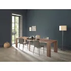 Consola extensible hasta 295 cm en madera de diseño Made in Italy - Temocle Viadurini