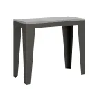 Consola extensible hasta 300 cm en micropartículas de madera Made in Italy – Flamber Viadurini