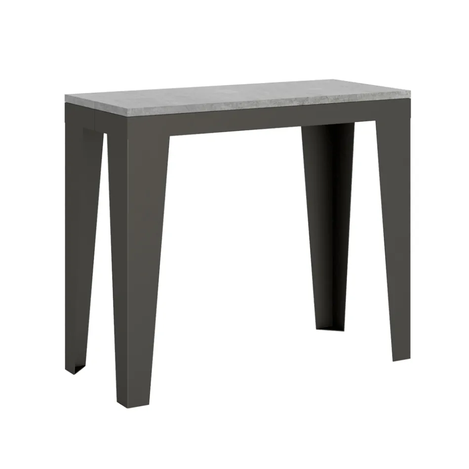 Consola extensible hasta 300 cm en micropartículas de madera Made in Italy – Flamber Viadurini