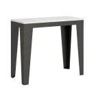 Consola extensible hasta 300 cm en micropartículas de madera Made in Italy – Flamber Viadurini