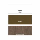 Consola extensible de cristal con estructura metálica Made in Italy - Yodo Viadurini