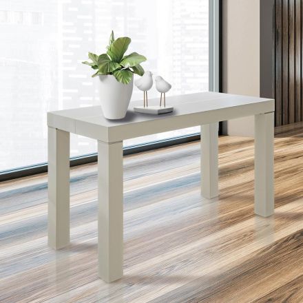 Consola extensible en madera de fresno con extensiones Made in Italy - Gandalf Viadurini
